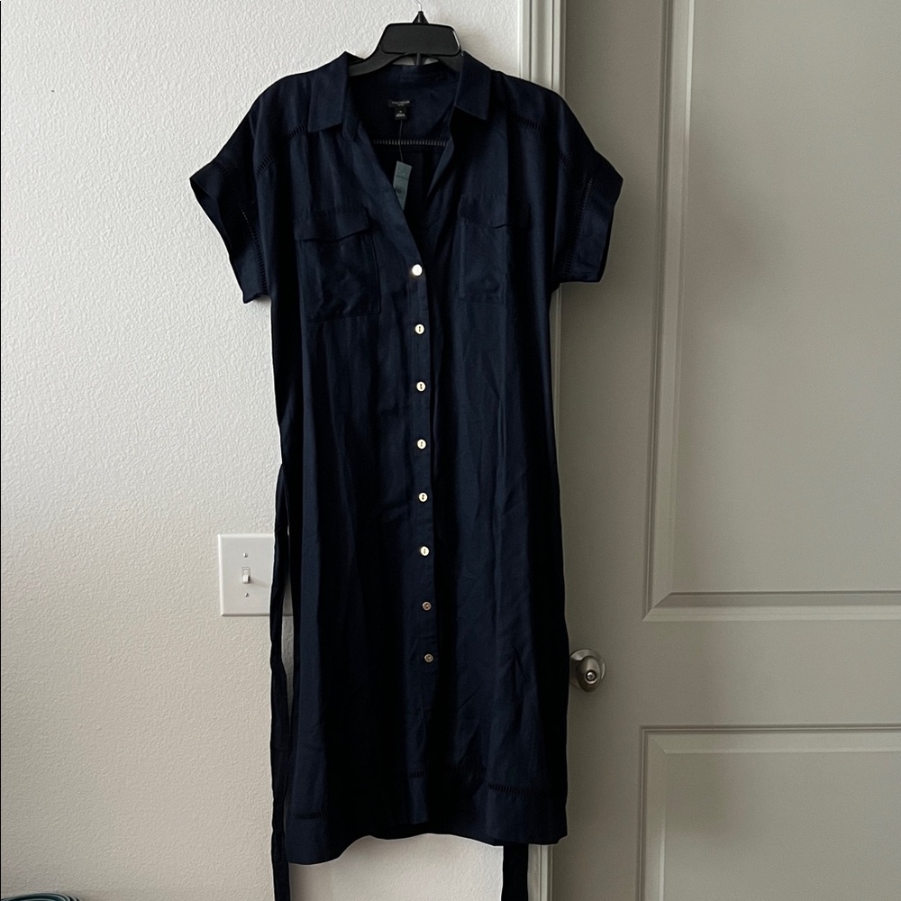 Ann Taylor Midnight Blue Midi Dress